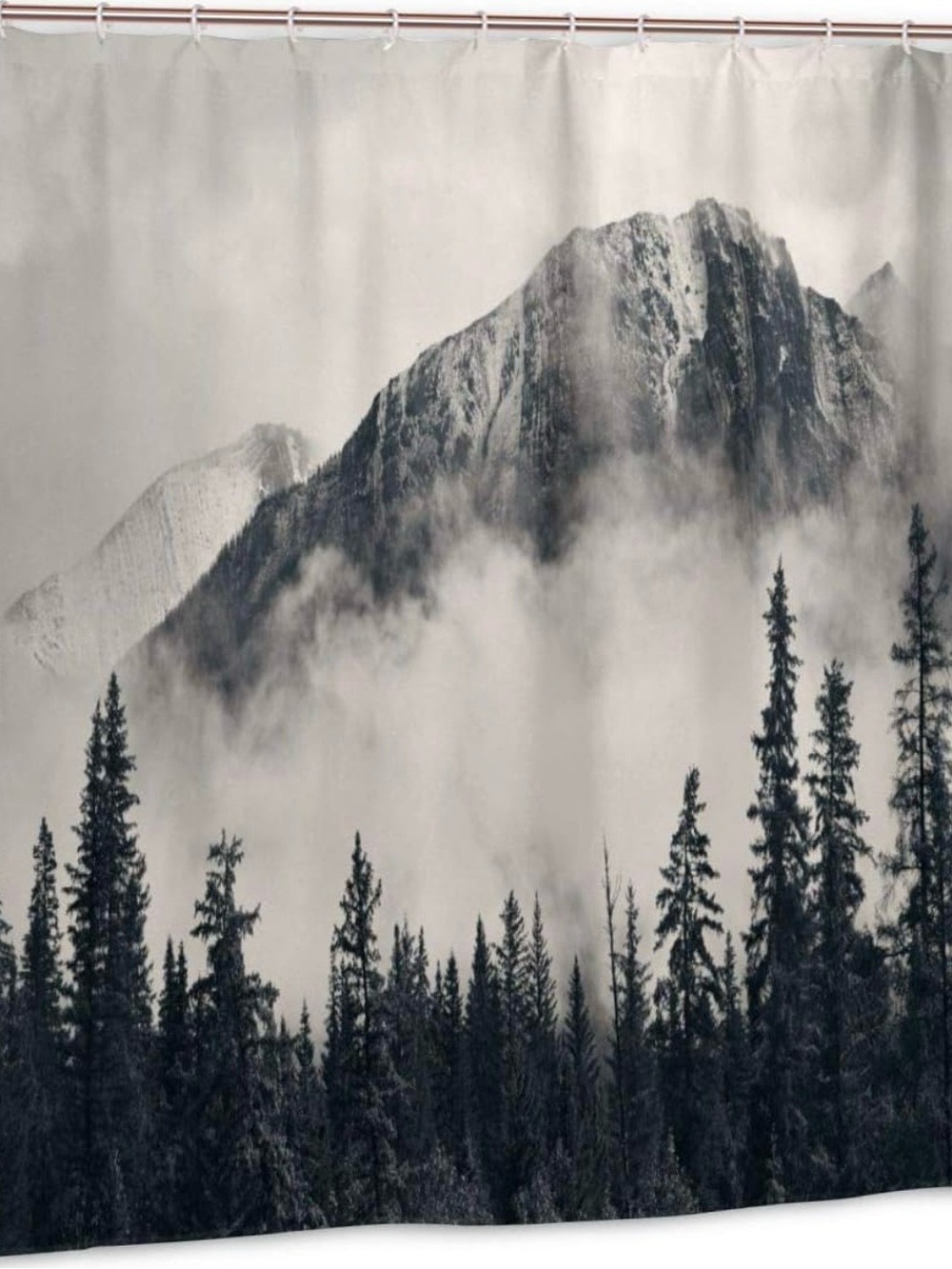 Mountain Forest Shower Curtain